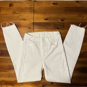 MOTHER jeans - size 24 - The Looker Ankle Fray